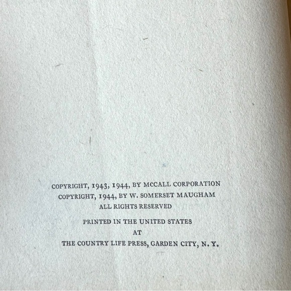VINTAGE 1944 The Razor’s Edge by W. Somerset Maugham - Picture 9 of 10